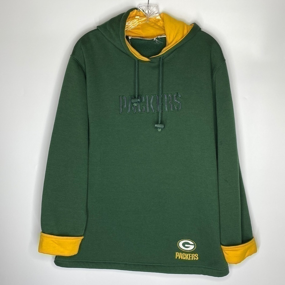 NFL Game Day Clothing CO Green Bay Packers Hooded Sweatshirt Size Small